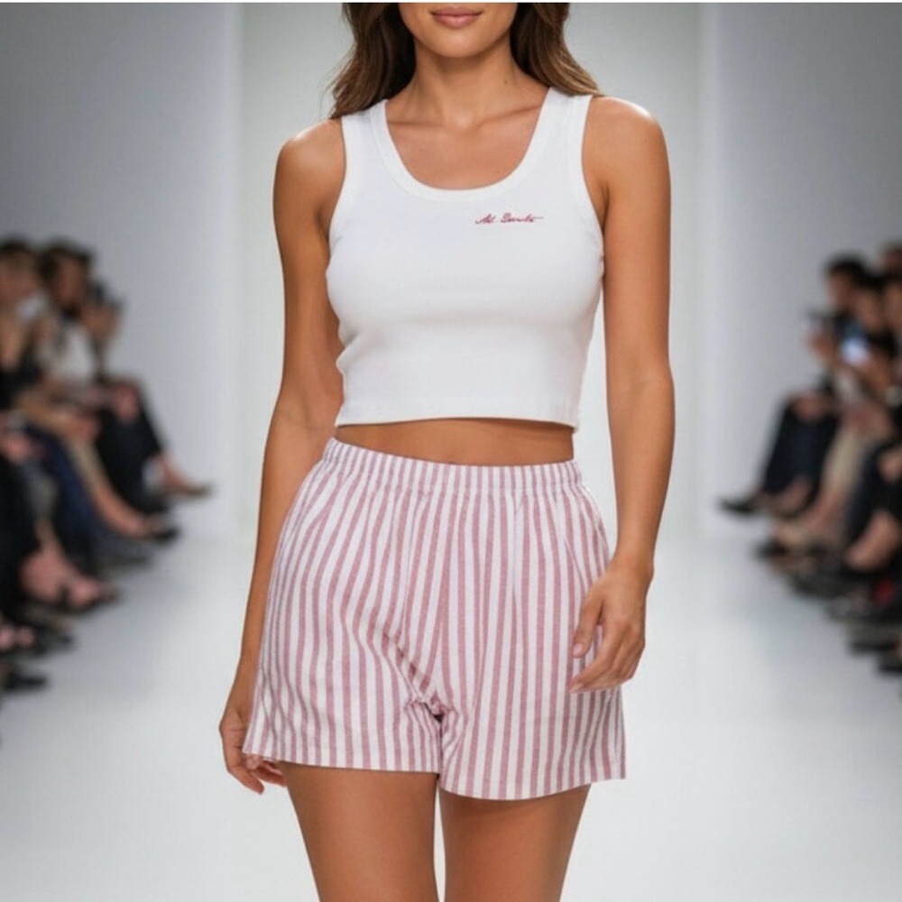 NWT Rumored Cupid Stripe Boxer Shorts